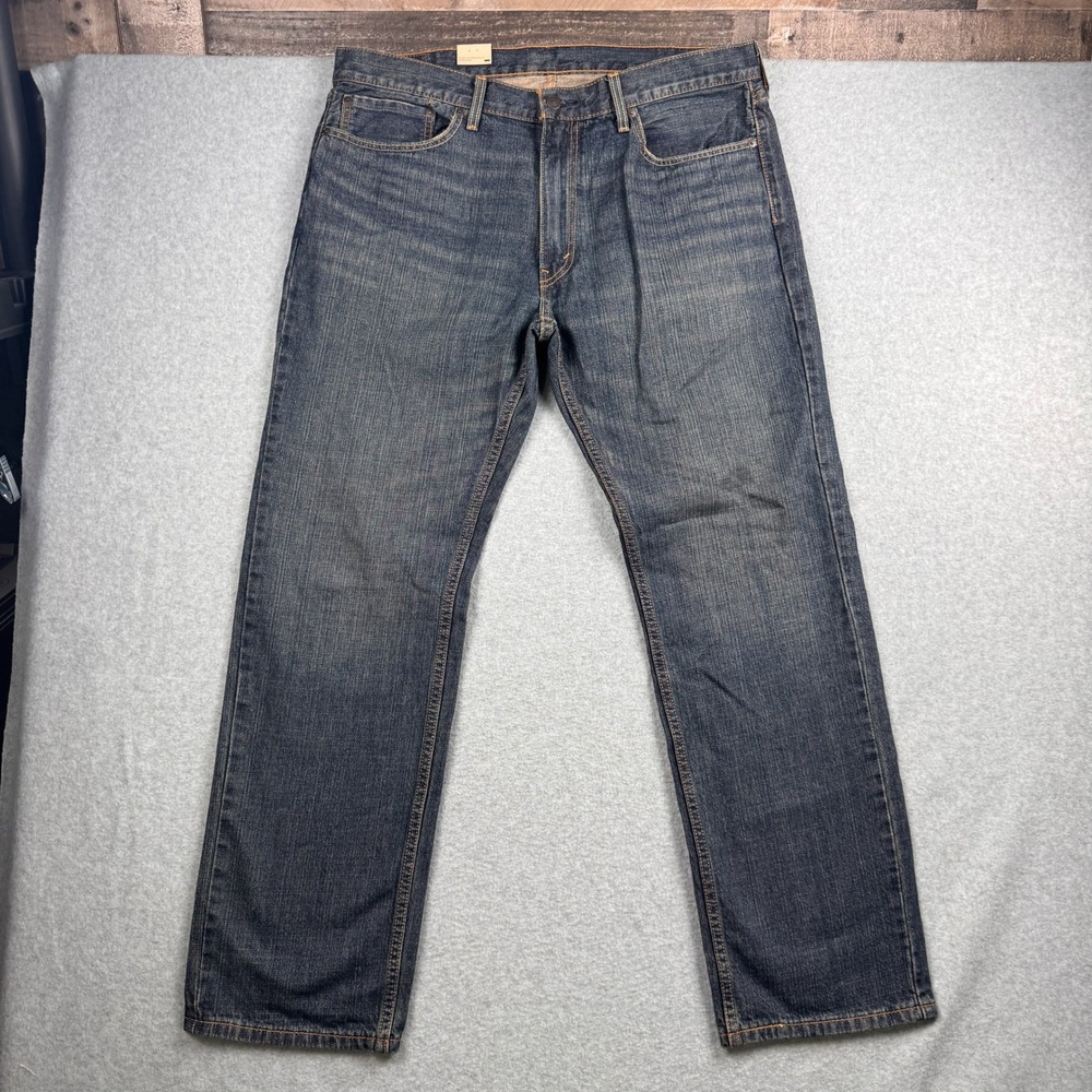 Levis 559 Relaxed Straight Jeans Mens 38x32 Dark Wash Blue Denim NEW